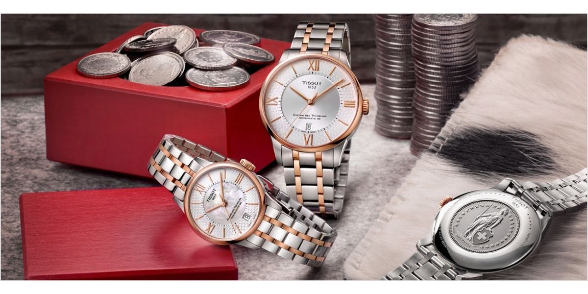 Klasicky elegantné hodinky Tissot.